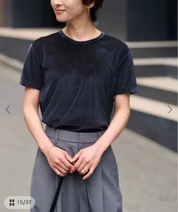 JOURNAL STANDARD relume 시어 벨로아 반팔 TEE