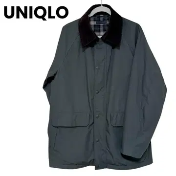 UNIQLO [ XL ] 헌팅 자켓 다크 그린 코듀로이