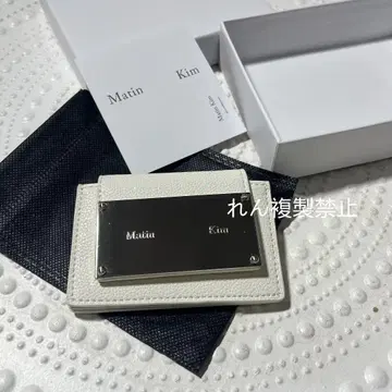 Matin Kim 화이트 접이식 지갑