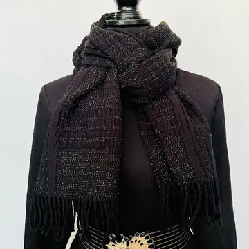[블랙] 이탈리아제 체크 무늬 머플러 NORDSTROM 노드스트롬
