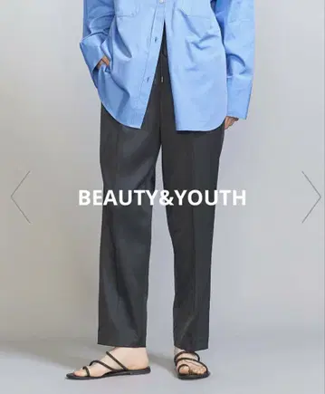[ 새상품급 ] 24SS BEAUTY&YOUTH 새틴 드로스트 팬츠 3