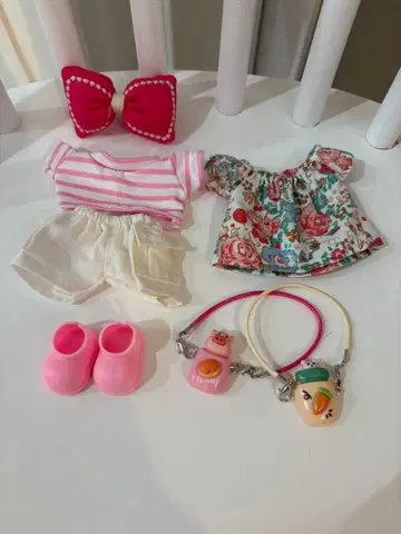 러브브 babythree 인형용 의류 백 세트