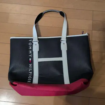 TOMMY HILFIGER 토트백 네이비/빨간색 대용량