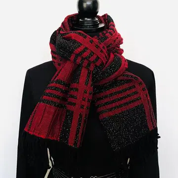 [레드] 이탈리아제 체크 무늬 머플러 NORDSTROM 노드스트롬