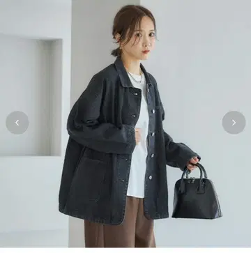시마무라 다나카 리나 여성용 데님 자켓 L