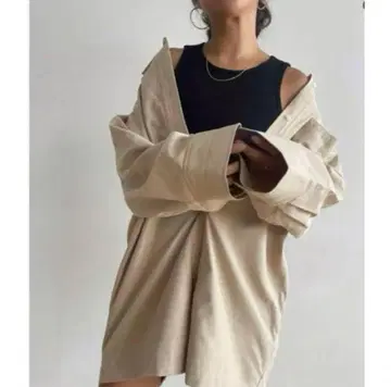 새상품급! searoomlynn OXFORD 셔츠 올인원