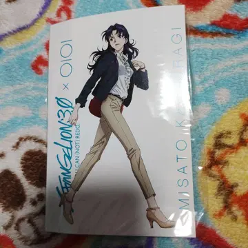 에반게리온 x OIOI 혜택 엽서 미사토 카츠라기 료지 카지