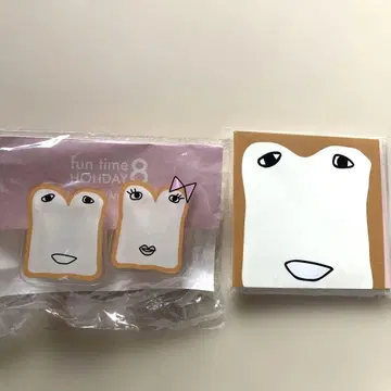 UNISON SQUARE GARDEN 식빵군 클립과 메모지 2세트