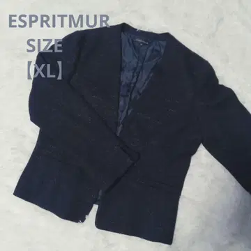 [ ESPRIT ] 네이비 노카라 자켓 XL ( 13호 )