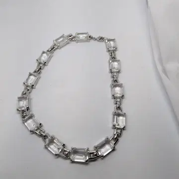 스와로브스키 실버 목걸이