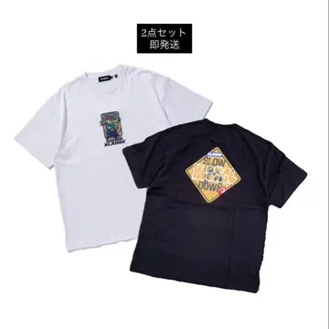 XLARGE 엑스라지 T셔츠 2세트 SLOWDOWN 자수 로고 반팔