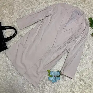 새상품급 캘빈클라인 스프링 코트 그레이 얇은 소재 일본제 4 [ XL ]