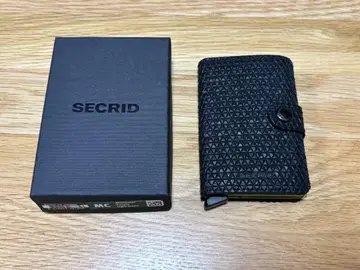 SECRID 세크리드 미니 지갑 접이식 지갑 카드 케이스 상자 택 포함