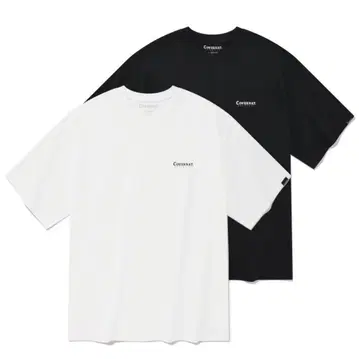 COVERNAT Cool Cotton T-shirt Black White