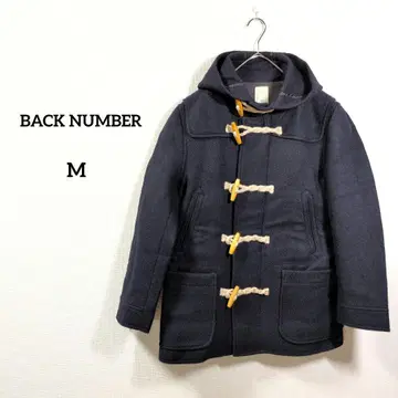 BACK NUMBER 네이비 더플 코트 M 울 혼방 가을/겨울 아우터