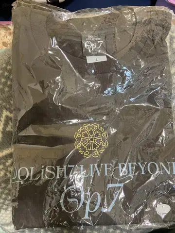 아이나나 Op.7 티셔츠 다크 그레이 폴리쉬 라이브 비욘드 미개봉