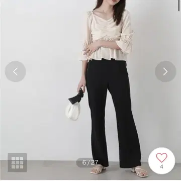 프로포션 바디 드레싱 슬림 레그 이지 팬츠