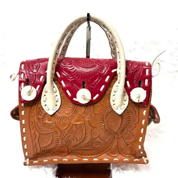 [ 한정판 ] 카빙 트라이브스 Maestra 마에스트라 S 가죽 핸드백