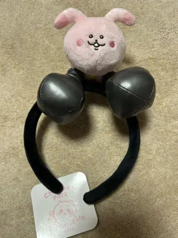 치이카와 파크 봉제 인형 머리띠 구우초키파의 의태형