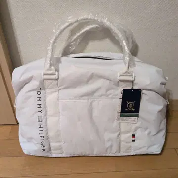 TOMMY HILFIGER 보스턴 백 화이트