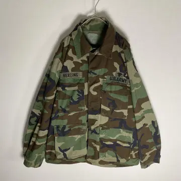 미군 실물 U.S. ARMY BDU 자켓 M81 우드랜드 82 초기형