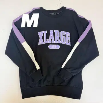 [ XLARGE ] 엑스라지 트레이닝복 M 블랙 보라색