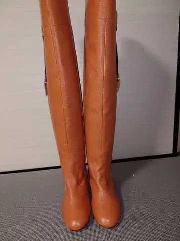 23.0cm WR x ombre 니하이 부츠 브라운