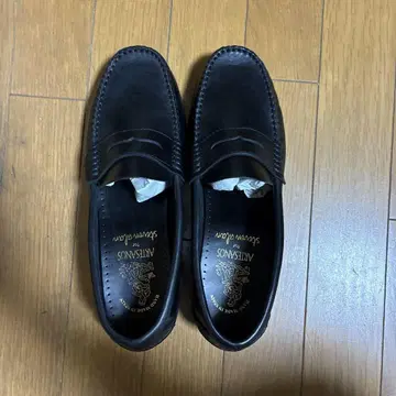 블랙 가죽 로퍼 사이즈 40
