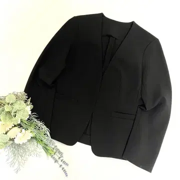 새상품급 [온워드 카시야마] 노카라 자켓 다크 네이비 M
