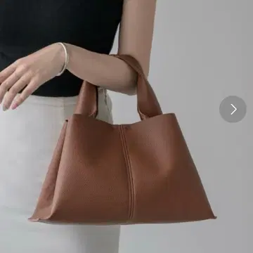 소프트 가죽 백 브라운