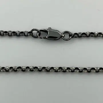 실버 925 롤 체인 40cm 훈증