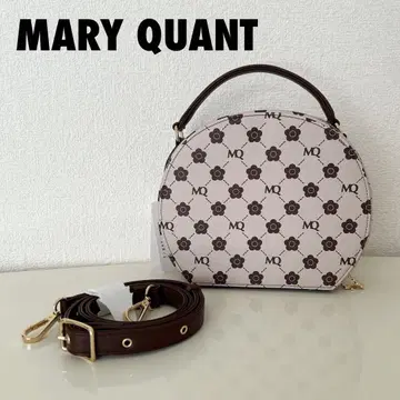 새상품 MARY QUANT 마리쿠와 모노그램 프린트 2WAY 숄더백