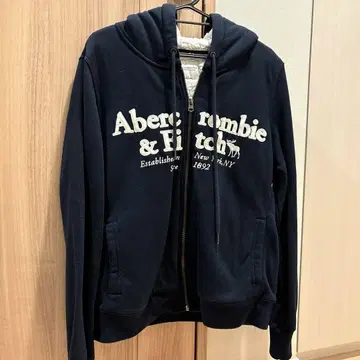 Abercrombie & Fitch 네이비 후드티 L