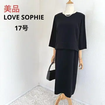 새상품급 LOVESOPHIE 블랙 포멀 원피스 도킹 원피스 17호
