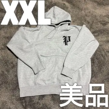 PHATRNK 팻랭크 자수 후드티 그레이 XXL