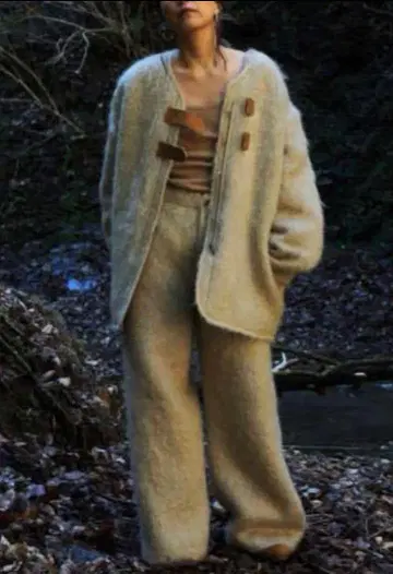 NOWOS 노우즈 샤기 코트