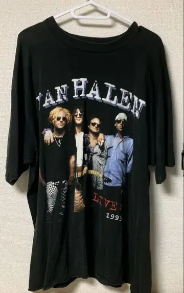 Van Halen 라이브 T셔츠 XL