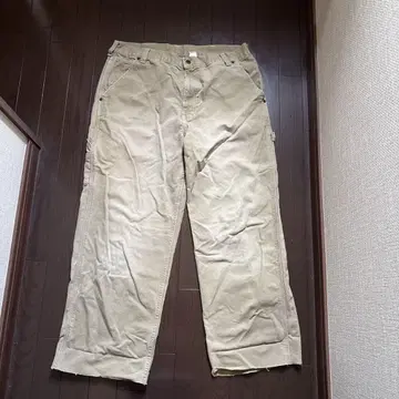 워크 팬츠 36x34 베이지 아메카지, 스트릿, 가을