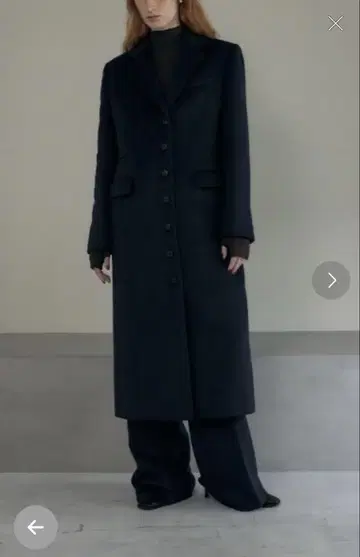 MOUSSY M_ 스트레이트 롱 코트 사이즈 1