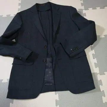 ORIHICA 스트레치 다크 블루 테일러드 자켓
