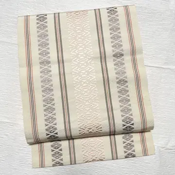 하카타 오리 나고야 오비 순수 실크