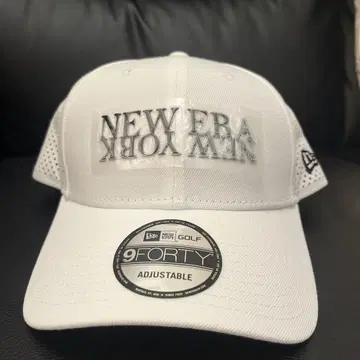 NEW ERA 9FORTY 골프 캡 화이트