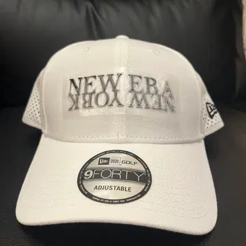 NEW ERA 9FORTY 골프 캡 화이트