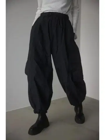 balloon military pants BLACK BY MOUSSY