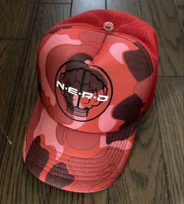 N E R D 카모플라쥬 메쉬 캡 모자 너드 Cap