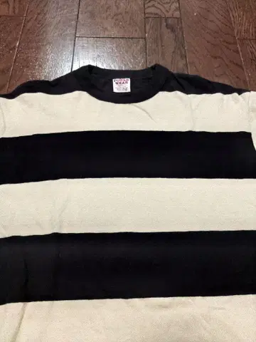 POWER WEAR 프리휠러스 긴팔 티셔츠 보더 M