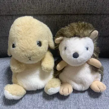 산애로우 봉제 인형 potte 고슴도치 토끼 롭이어