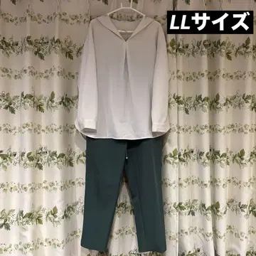 IEDIT 세일러 카라 셔츠 팬츠 셋업