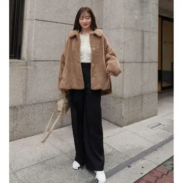 새상품급 hyeon 테드 케이프 프리 카멜