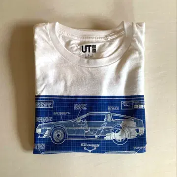 BTTF 백 투 더 퓨처 유니클로 T셔츠 L 데로리안